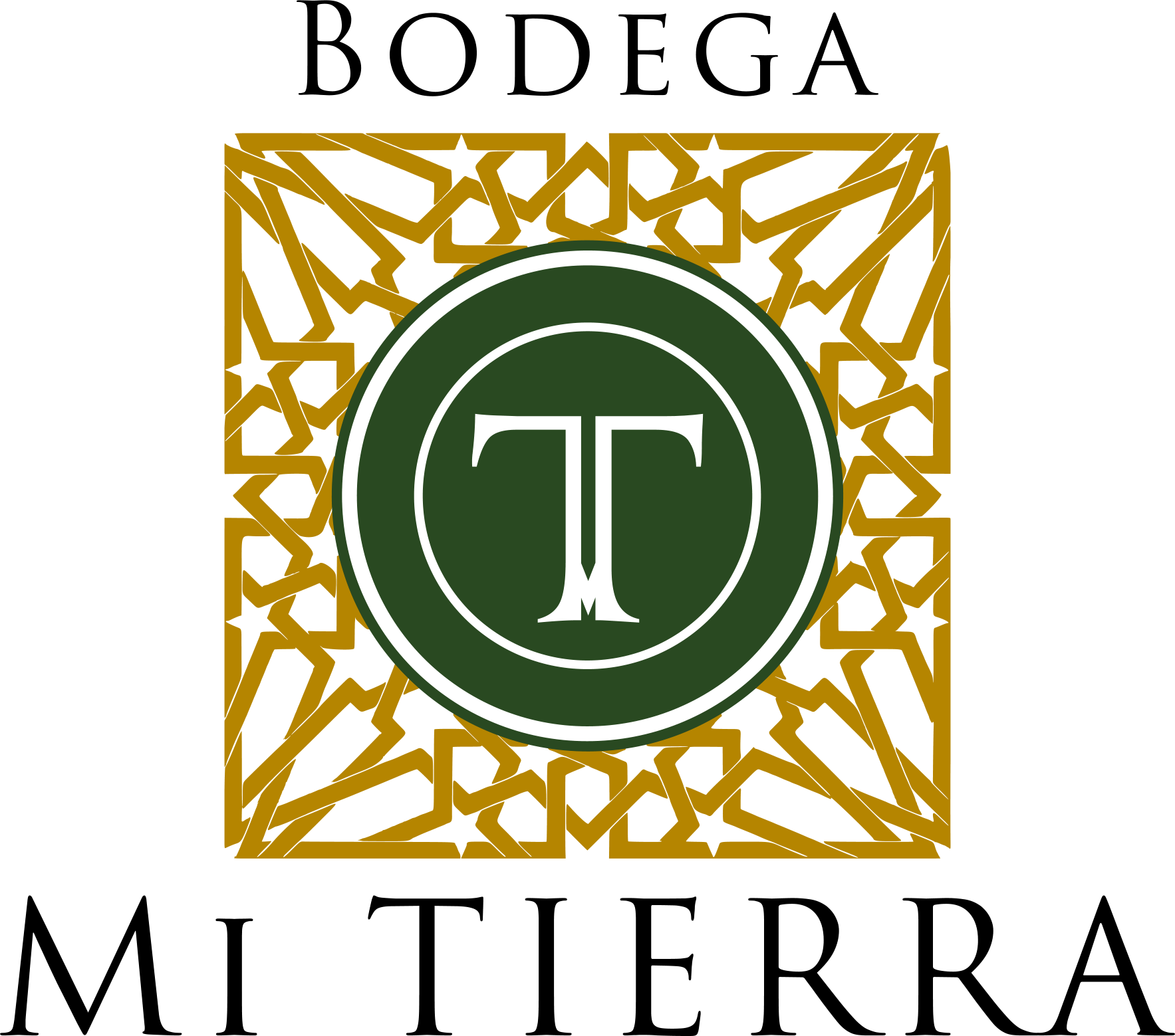 Logo de Bodega Mi Tierra, cocina tradicional sevillana